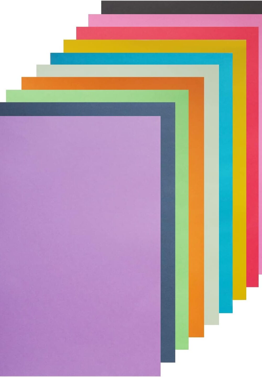 16.5"x11.7" Colored Poster Board, 50 Pack A3 Poster Paper 10 Assorted Color | 230GSM Poster Paper, 10 Vibrant Assorted Neon Poster Board Bulk for Display, Crafts, DIY Projects, Classroom Supplies