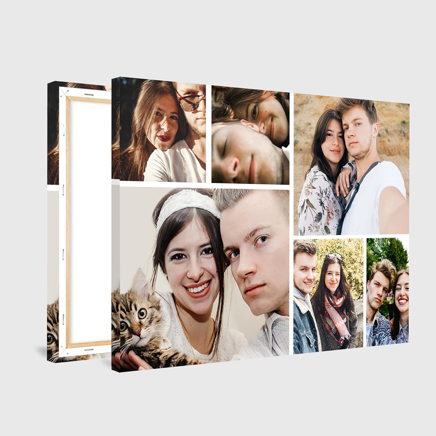 DIYKST Custom Canvas Prints with Your Photos Canvas Prints Custom Picture Canvas Customized Photo Personalized Canvas Pictures for Wall Decor Gifts for Couple valentines Day 8 X 12-24 X 36 - Image 7