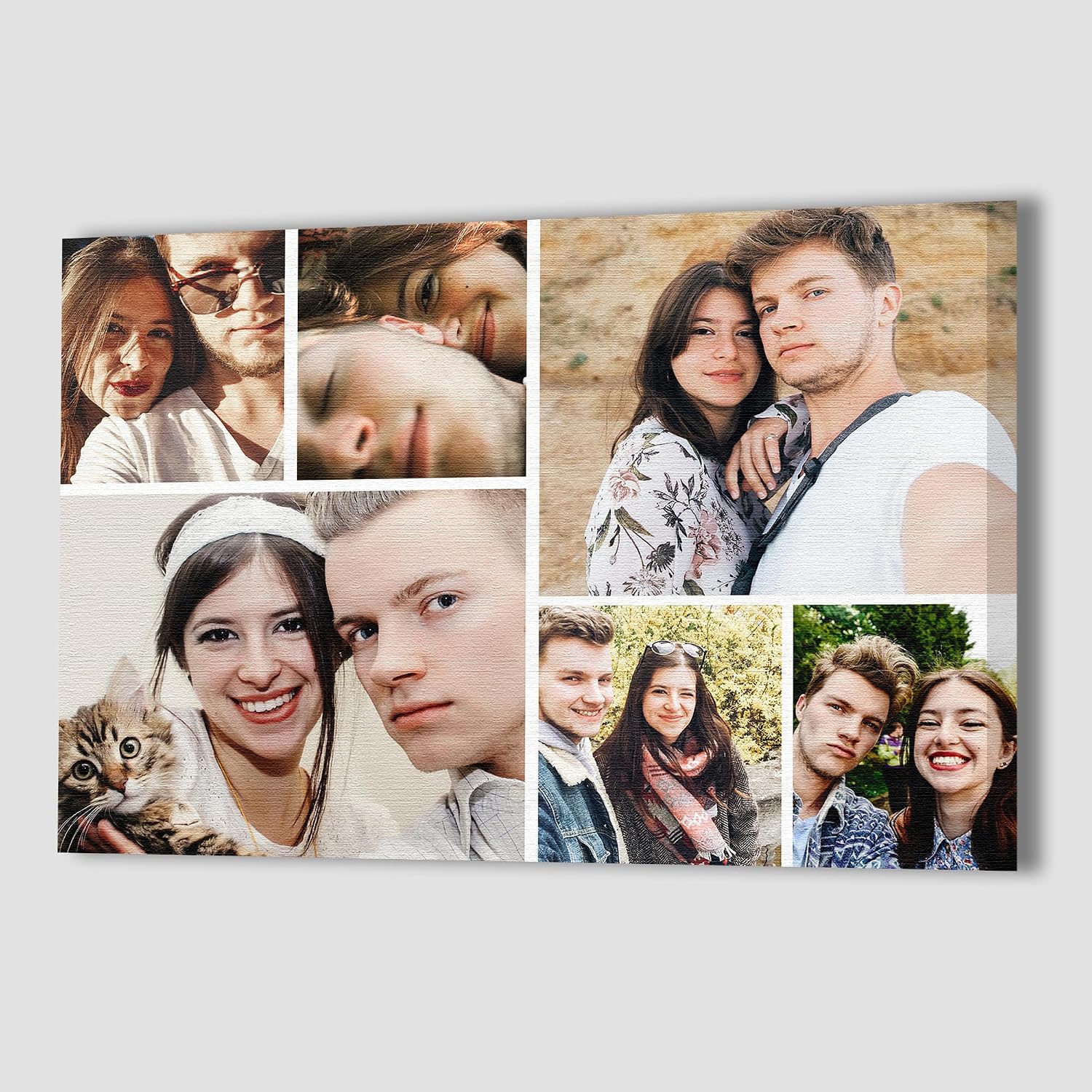 DIYKST Custom Canvas Prints with Your Photos Canvas Prints Custom Picture Canvas Customized Photo Personalized Canvas Pictures for Wall Decor Gifts for Couple valentines Day 8 X 12-24 X 36 - Image 9